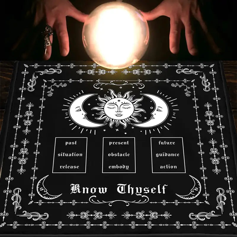 Know Thyself Tarot Spread Cloth
