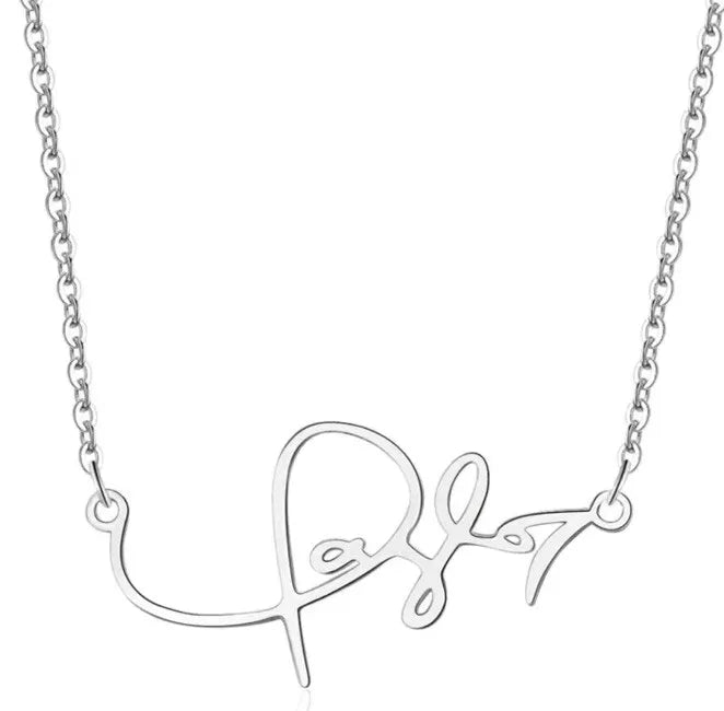Taylor Swift Eras Tour Inspired Necklace Signature Silver Tone Jewellery Swiftie Fan