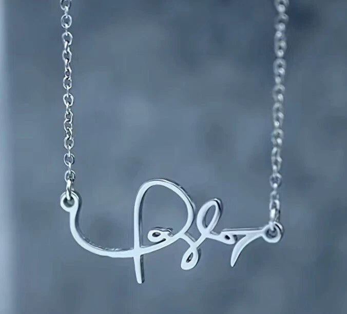 Taylor Swift Eras Tour Inspired Necklace Signature Silver Tone Jewellery Swiftie Fan