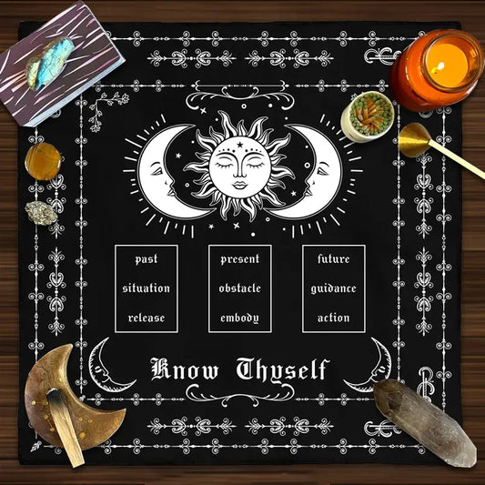 Know Thyself Tarot Spread Cloth
