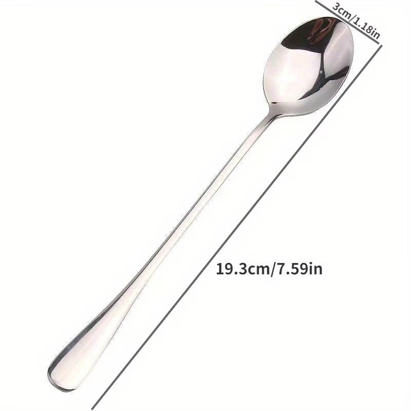 You Have Been Poisoned Latte/Sundae Long Handled Silver Spoon