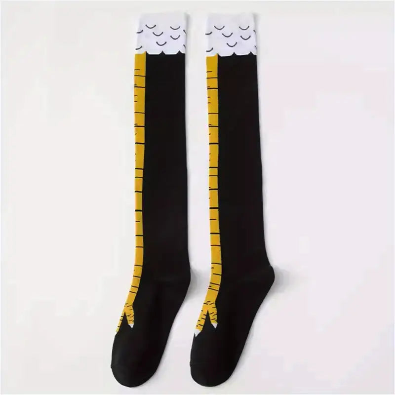 Poultry Lovers Chicken Feet Knee High Socks