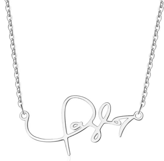 Taylor Swift Eras Tour Inspired Necklace Signature Silver Tone Jewellery Swiftie Fan