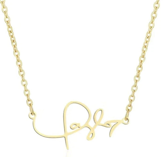 Taylor Swift Eras Tour Inspired Necklace Signature Gold Tone Jewellery Swiftie Fan